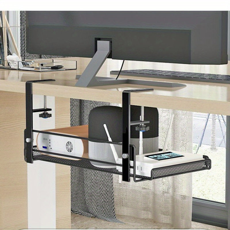 Under Desk Cable Management Tray Wire Organizer Shelf