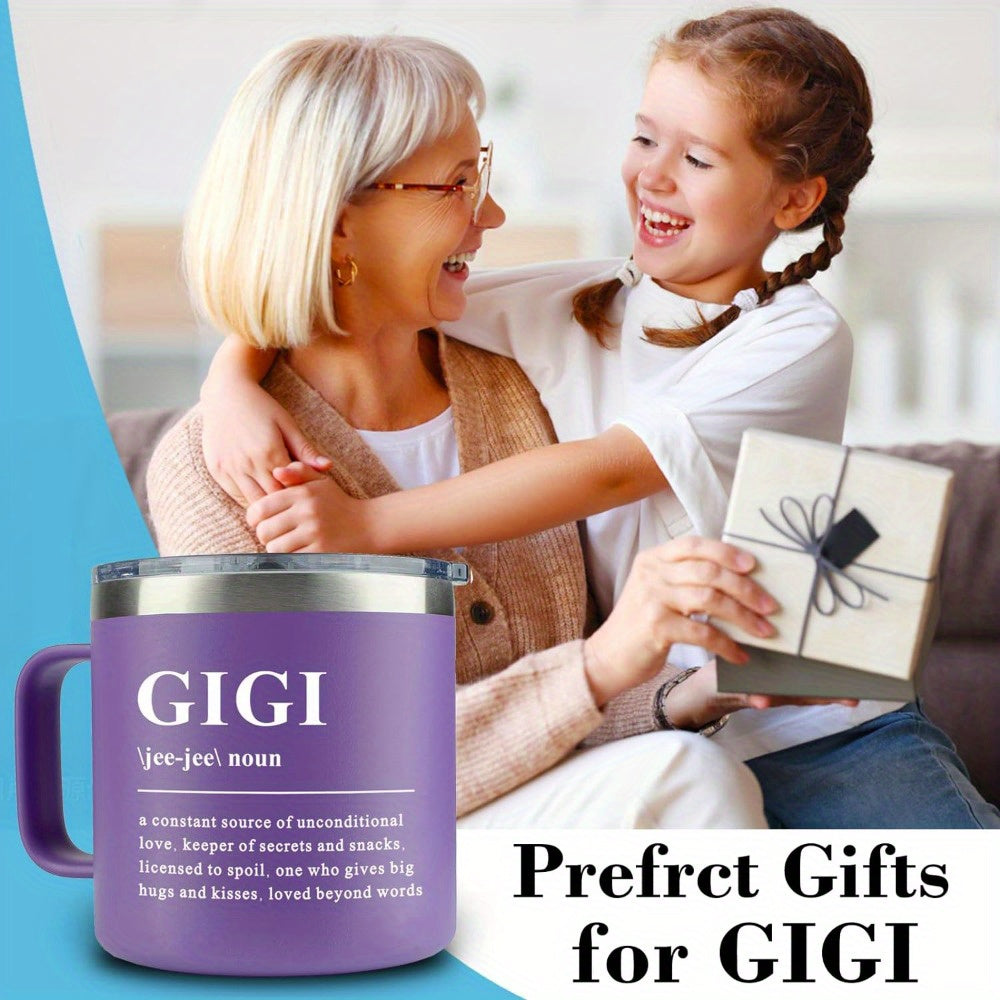 Insulated Coffee Mug With Handle Stainless Steel Travel Mug 14 Oz