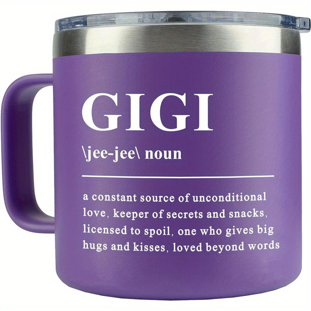 Insulated Coffee Mug With Handle Stainless Steel Travel Mug 14 Oz