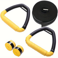 Non Slip Gymnastic Rings with Adjustable Straps & Tape