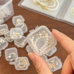 30pcs Plastic Storage Boxes Transparent Containers for Small Items