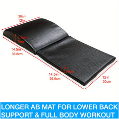 Abdominal Exercise Mat With Detachable Pad - Sit Up Pad for Body Shaping