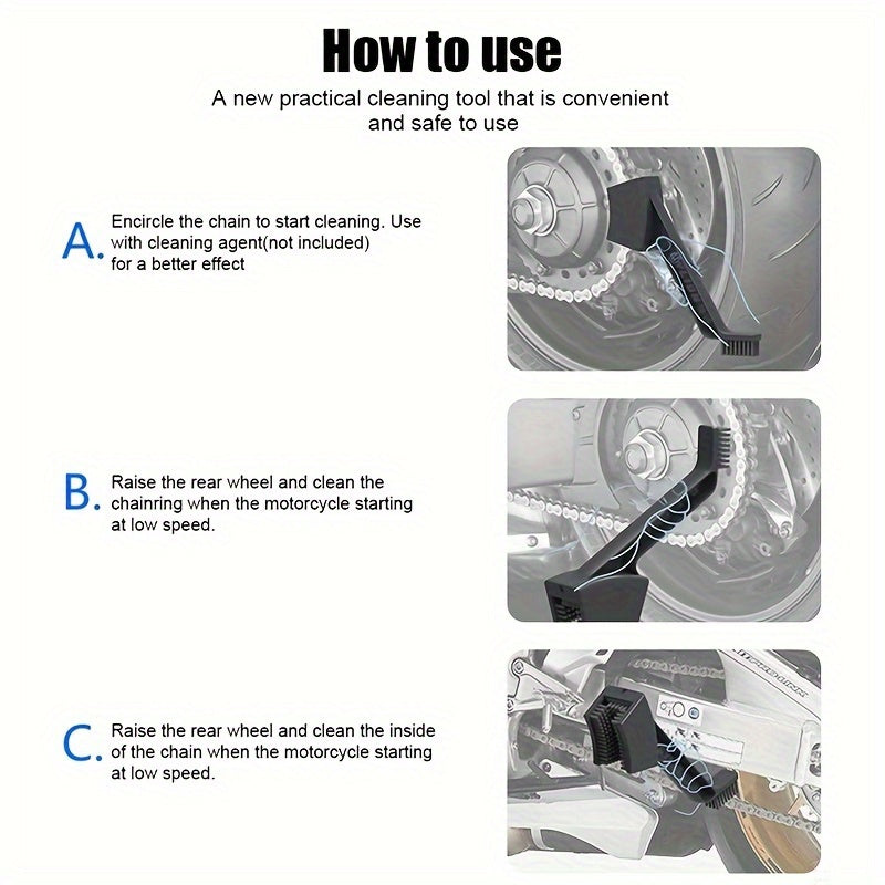 Motorcycle Chain Cleaning Brush