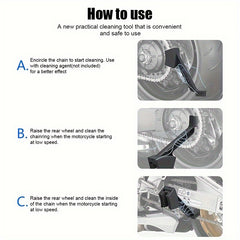 Motorcycle Chain Cleaning Brush