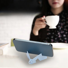 Portable Desktop Phone Holder Keychain Foldable Support Lazy Person Holder