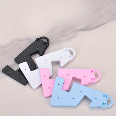 Portable Desktop Phone Holder Keychain Foldable Support Lazy Person Holder