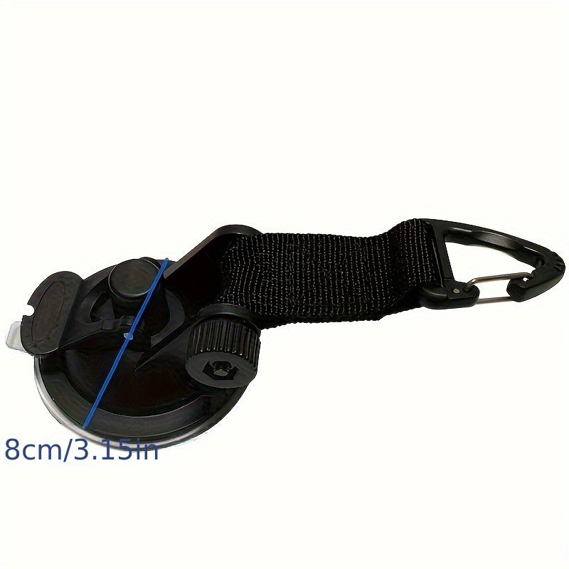 4pcs Camping Tent Suction Cup w/ Hook - Car Canopy Suction Cup Hook
