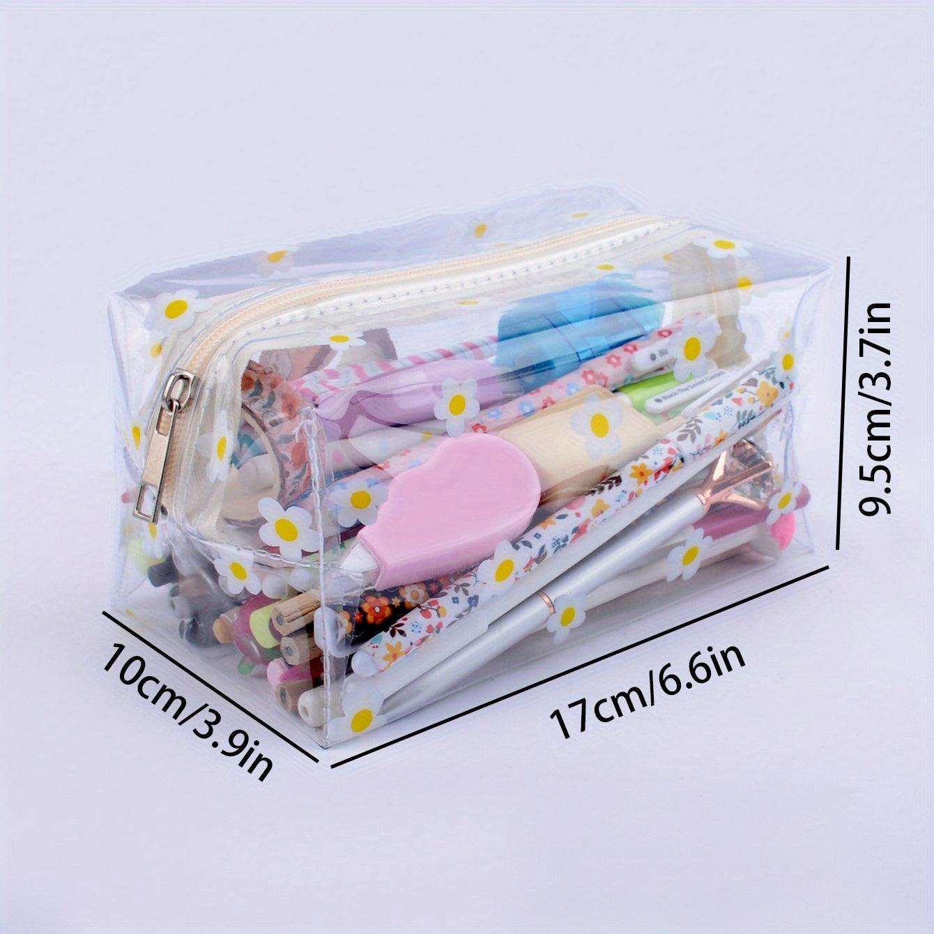PVC Waterproof Toiletry Bag Translucent Makeup Bag