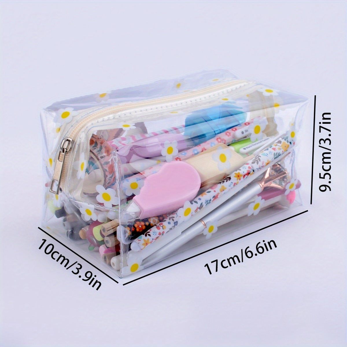 PVC Waterproof Toiletry Bag Translucent Makeup Bag