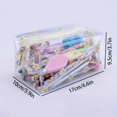 PVC Waterproof Toiletry Bag Translucent Makeup Bag