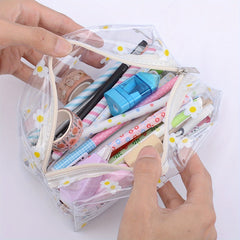 PVC Waterproof Toiletry Bag Translucent Makeup Bag