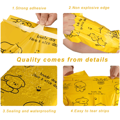400pcs Waterproof Packaging Bags | Small Size for Mailing | Value Pack
