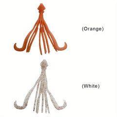 4pcs Luminous Soft Octopus Bait for Saltwater Fishing