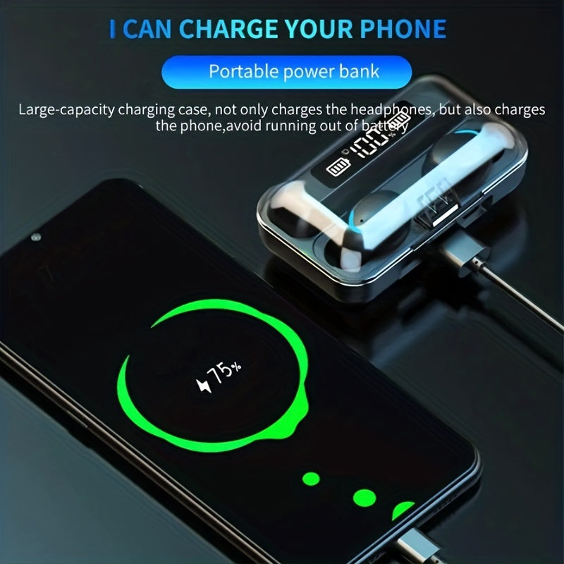 Wireless Hi Fi Stereo Earbuds for iPhone & Android