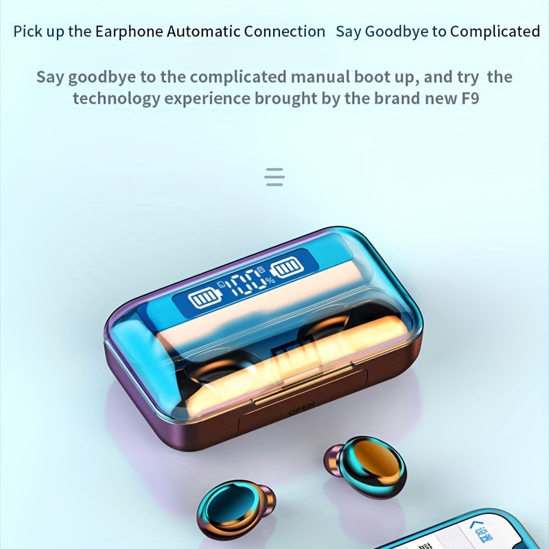 Wireless Hi Fi Stereo Earbuds for iPhone & Android