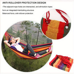 Portable Hammock with Strap & Carry Bag, Holds Up To 204.12KG
