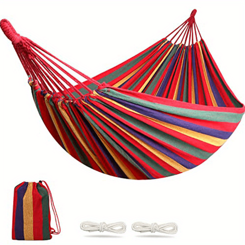 Portable Hammock with Strap & Carry Bag, Holds Up To 204.12KG