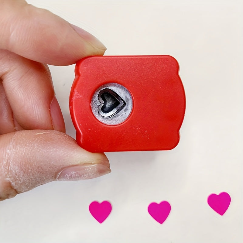 Mini Heart Shaped Paper Embosser DIY Portable Punch