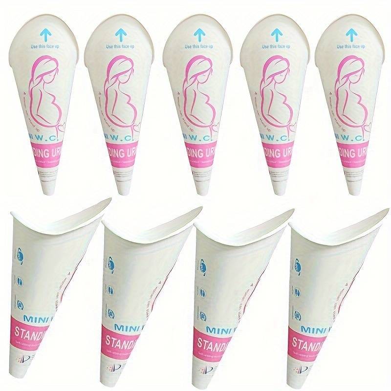 12pcs Female Standing Urinal Funnel Camping Travel
