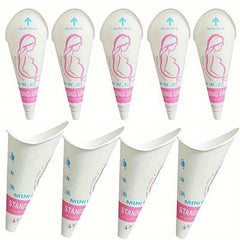 12pcs Female Standing Urinal Funnel Camping Travel