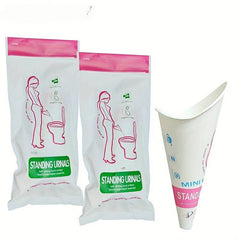 12pcs Female Standing Urinal Funnel Camping Travel