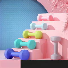 2pcs 4kg Dumbbells Non-slip Frosted Surface Arm Muscle Training Fitness
