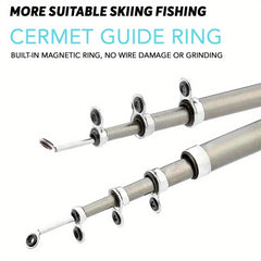 Portable Telescopic Ice Fishing Rod & Reel Set