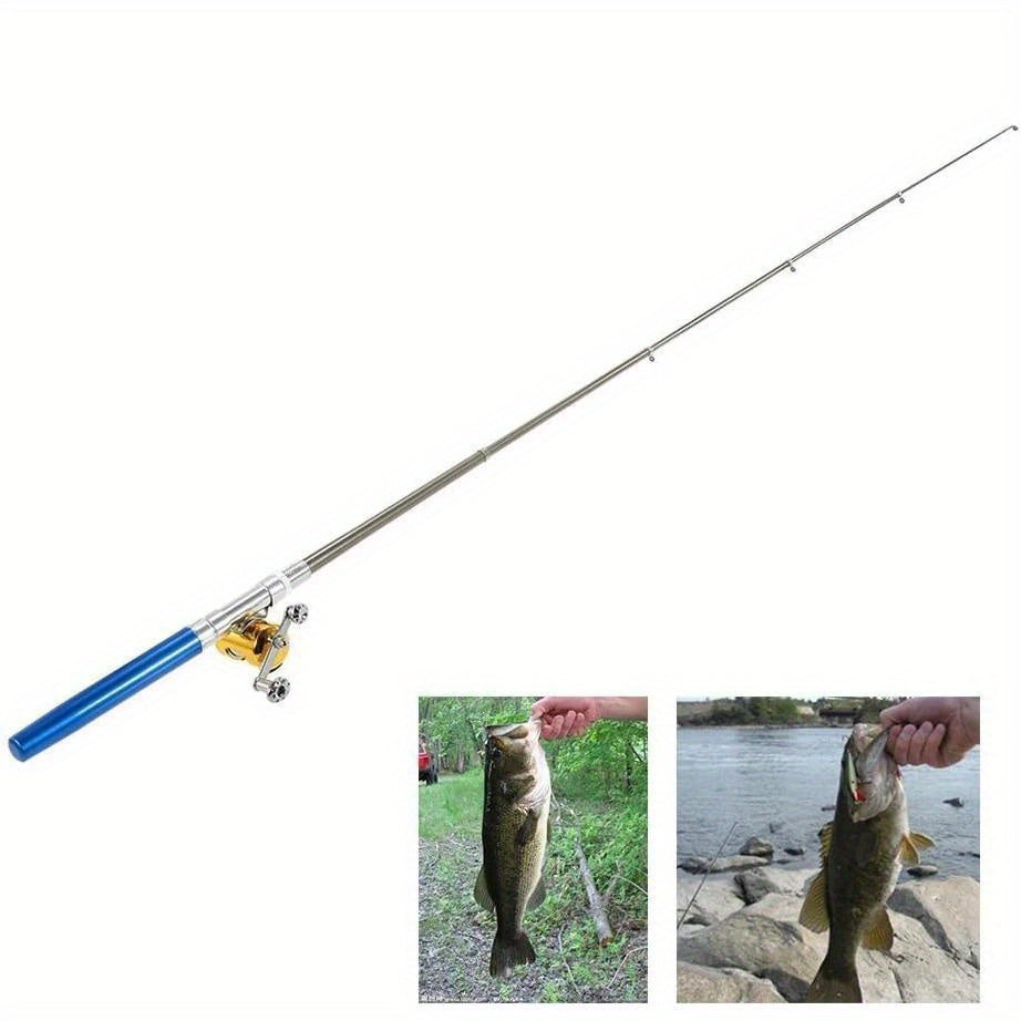 Portable Telescopic Ice Fishing Rod & Reel Set