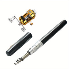 Portable Telescopic Ice Fishing Rod & Reel Set