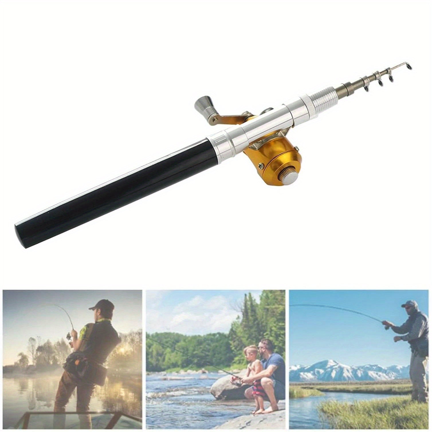 Portable Telescopic Ice Fishing Rod & Reel Set