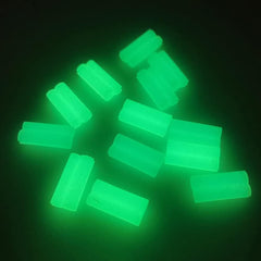 30pcs Fishing Glow Stick Clips Rod Tip Glow Stick Fixed