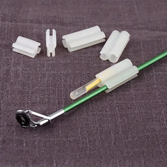 30pcs Fishing Glow Stick Clips Rod Tip Glow Stick Fixed