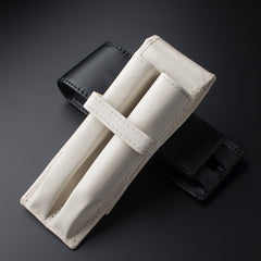 PU Fountain Pen Case Pencil Bag For 2 Pens Pen Holder Pouch Office Business Gift