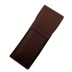 PU Fountain Pen Case Pencil Bag For 2 Pens Pen Holder Pouch Office Business Gift