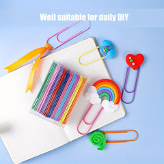 12pcs Large Paper Clips for Document Organizing