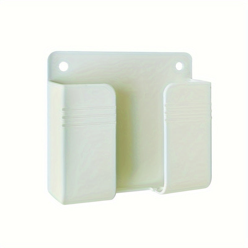Wall Mount Stand & Storage Box for Mobile Phone & Remote Control