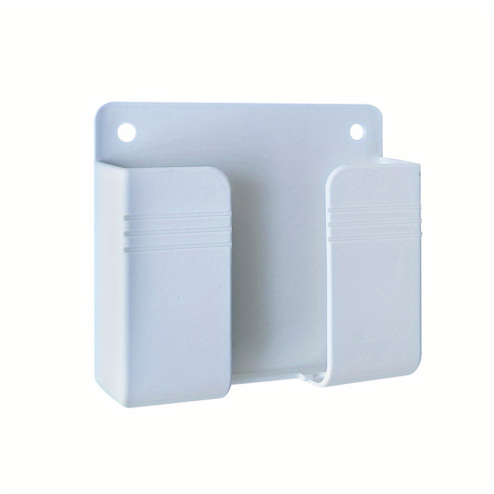 Wall Mount Stand & Storage Box for Mobile Phone & Remote Control