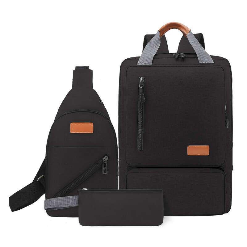 British Style Backpack 3-Piece Set