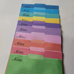 5pcs Colored Manila Folders Expand File Bags