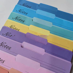 5pcs Colored Manila Folders Expand File Bags