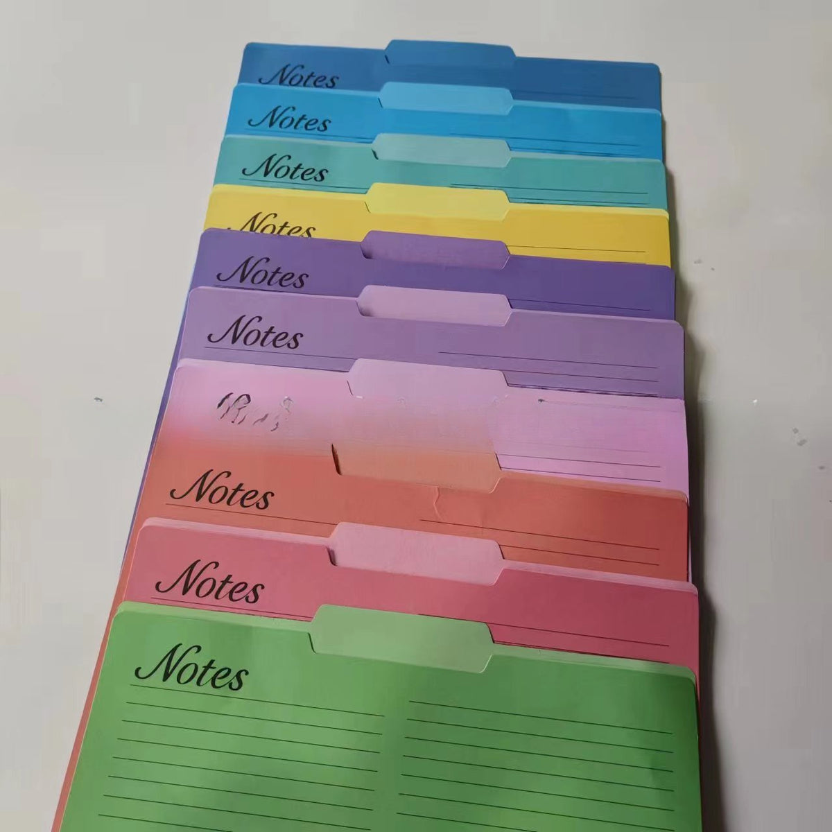 5pcs Colored Manila Folders Expand File Bags