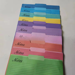 5pcs Colored Manila Folders Expand File Bags