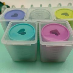 Set of 9 Heart Shaped Notebook Accessories
