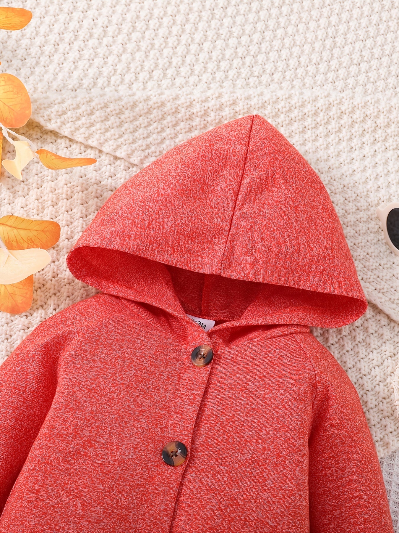 Newborn Baby Boy Long Sleeve Romper Jumpsuit Hooded Onesie