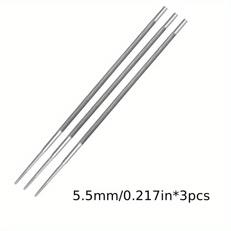 3pcs 9pcs Chainsaw Chain File Round Bearing Steel Sharpening Files