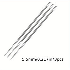 3pcs 9pcs Chainsaw Chain File Round Bearing Steel Sharpening Files