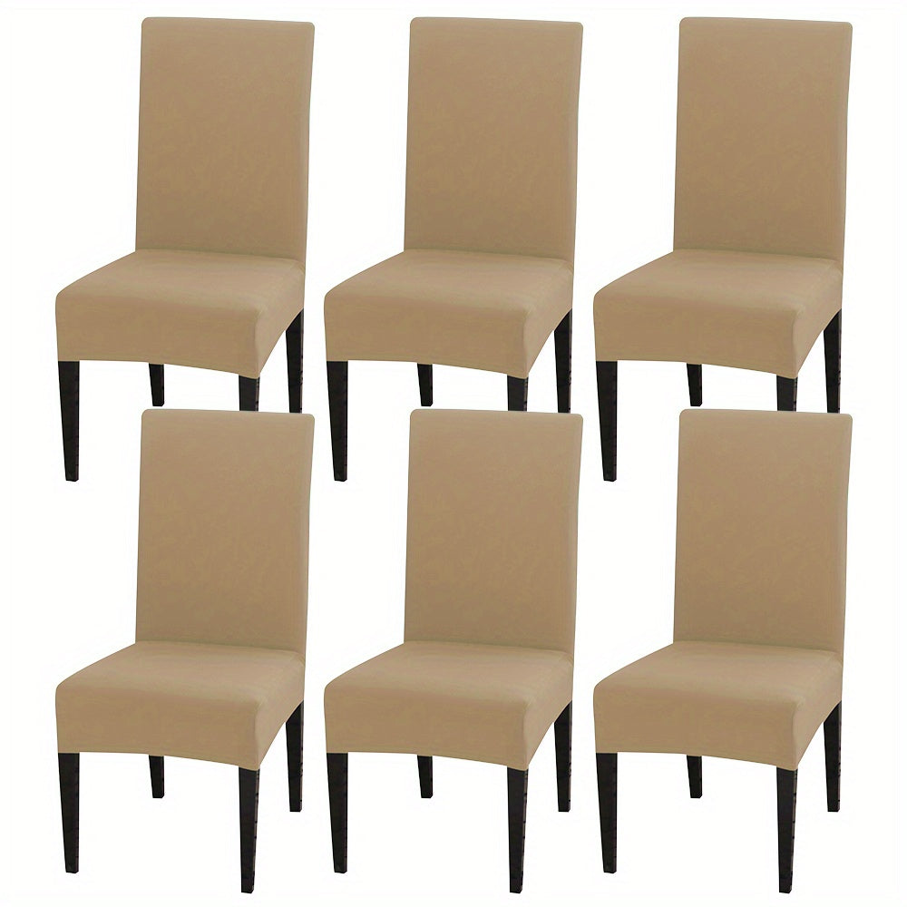 Milk Silk Elastic Chair Slipcover Set for Home Dining Wedding Office