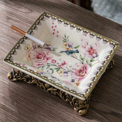 American Rustic Ceramic Ashtray Bar Party Coffee Table Decoration