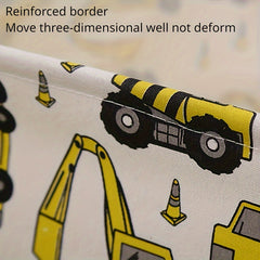 Canvas Waterproof Collapsible Clothes Organizer Basket With Handle