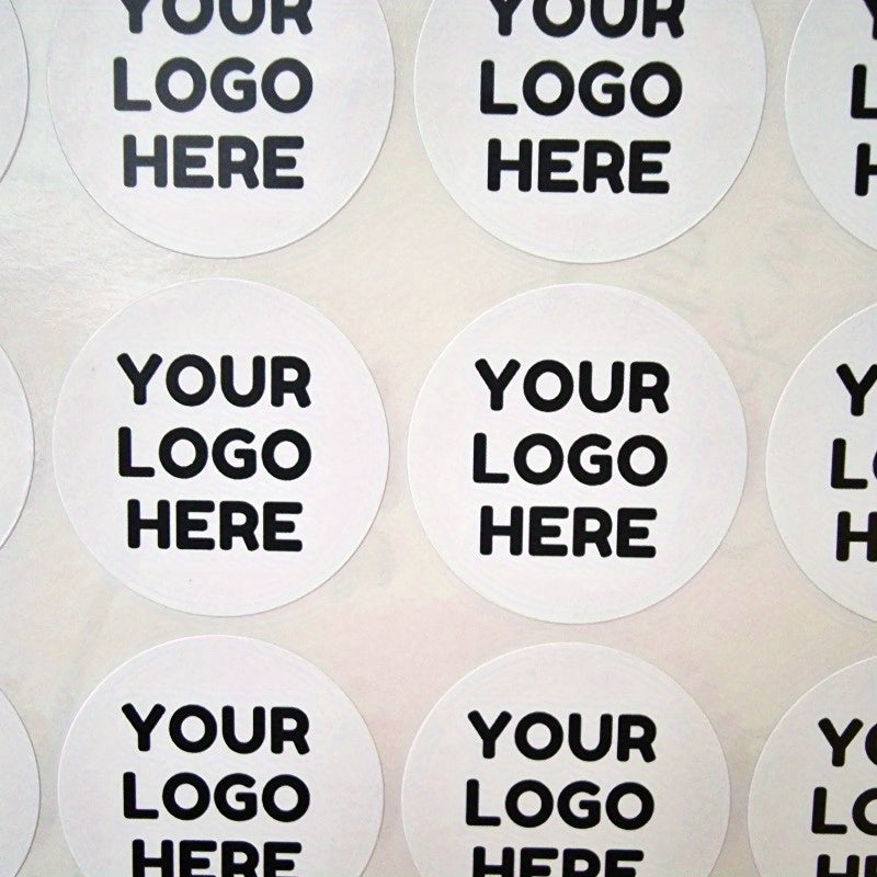 96pcs Custom Stickers & Logos for Wedding Birthday - Personalized Labels